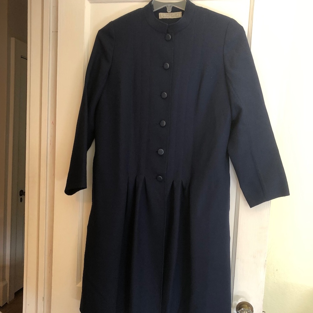 Givenchy Unlined Coat - Navy - Picture 4 of 9